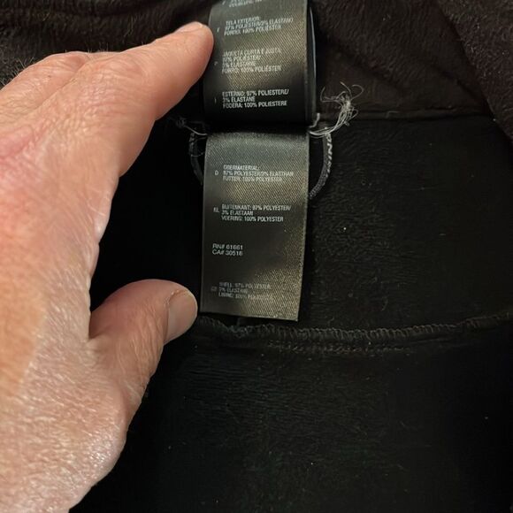 The North Face Boys TNF Bionic Apex Soft Shell Jacket M Black Outdoors Winter - Picture 6 of 8